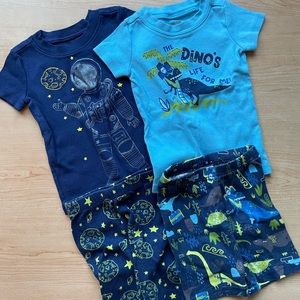 2 pairs of Gymboree Short Pajamas!